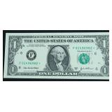 GEM BU STAR 1 $ FEDERAL RESERVE NOTE