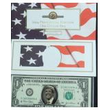 2004 PRESIDENT ELECTION DOLLAR BILL  UNC