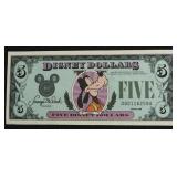 5 DOLLAR DISNEY DOLLAR CH BU