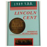 1909 VDB LINCOLN CENT XF