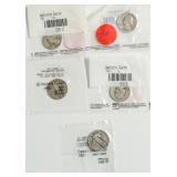 5 SILVER QUARTERS