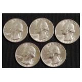 5 1960 GEM BU WASHINGTON QUARTER