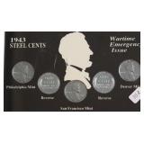 1943 STEEL CENTS