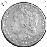1901 O MORGAN DOLLAR VG