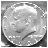 1981 GEM BU KENNEDY HALF DOLLAR