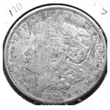 1921 S MORGAN DOLLAR XF