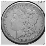 1880 MORGAN DOLLAR F