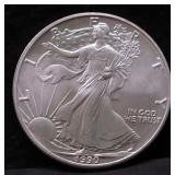 1990 SILVER EAGLE GEM