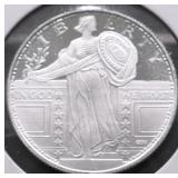 1/4 OZ .999 SILVER ROUND