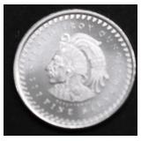 1/10 OZ .999 SILVER AZTEC ROUND