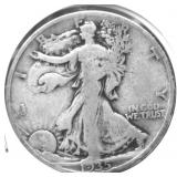 1935 WALKING HALF DOLLAR VF