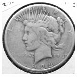 1923 S PEACE DOLLAR F