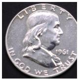 1961 PROOF FRANKLIN HALF DOLLAR