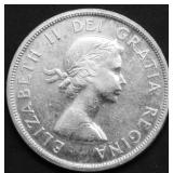 1958 CHOICE BU CANADA SILVER DOLLAR