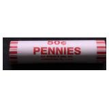 2025 D BANK ROLL PENNIES  LAST YEAR MINTED