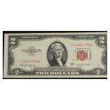 STAR TWO DOLLAR US LEGAL TENDER VF