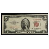 STAR TWO DOLLAR US LEGAL TENDER VF