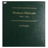MORGAN DOLLAR COLLECTOR BOOK  NO COINS