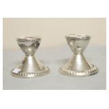 STERLING SILVER CANDLE STICK HOLDERS