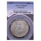 1935 PCGS MS64 ARKSANSAS HALF DOLLAR