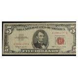FIVE DOLLAR US LEGAL TENDER VF