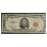 FIVE DOLLAR US LEGAL TENDER VF