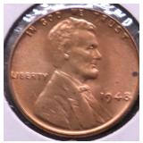 1948 GEM RED LINCOLN CENT