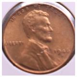 1946 S GEM RED LINCIOLN CENT