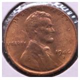 1946 D GEM RED LINCOLN CENT