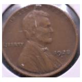 1928 D LINCOLN CENT XF