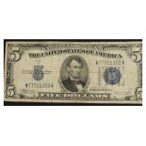 5 DOLLAR SILVER CERTIFICATE VF