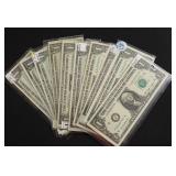 10 CHOICE BU FEDERAL RESERVE NOTES