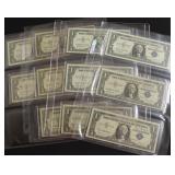 DOZEN SILVER CERTIFICATES