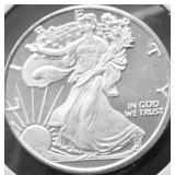 1/2 OZ .999 SILVER ROUND