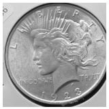 1923 CHOICE BU PEACE DOLLAR