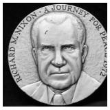 5.36 OZT HIGH RELIEF .999 SILVER PRESIDENT MEDAL