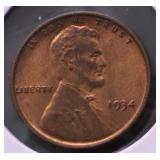 1934 CHOICE BU RB LINCOLN CENT