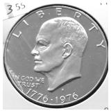 SILVER PROOF BICENTENNIAL IKE DOLLAR