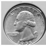 1955 GEM BU WASHINGTON QUARTER