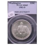 1982 D PCGS MS65 WASHINGTON HALF DOLLAR