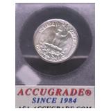 1942 ACG GRADE MS65 WASHINGTON QUARTER