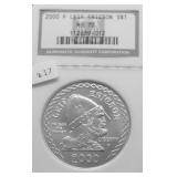 2000 P NGC MS70 LEIF ERICSON SILVER DOLLAR
