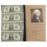SHEET OF UNCUT $ BILLS
