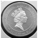 1 1/4 OZ .9999 SILVER ROUND GEM