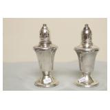 STERLING SILVER SALT AND PEPPER SHAKERS