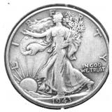 1943 WALKING HALF DOLLAR XF