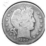 1902 BARBER HALF DOLLAR G