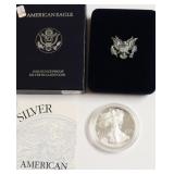 1994 PROOF SILVER EAGLE W BOX PAPERS