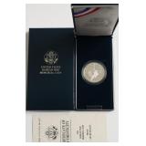 PROOF KOREAN WAR SILVER DOLLAR W BOX PAPERS