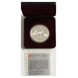 1987 PROOF CANADA SILVER DOLLAR W BOX PAPERS